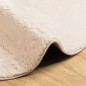 vidaXL Teppich HUARTE Kurzflor Weich und Waschbar Beige Ø 80 cm vidaXL Teppich HUARTE Kurzflor Weich und Waschbar Beige Ø 80 cm