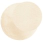 vidaXL Teppich HUARTE Kurzflor Weich und Waschbar Creme Ø 200 cm vidaXL Teppich HUARTE Kurzflor Weich und Waschbar Creme Ø 200 cm