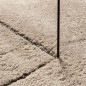 vidaXL Teppich HUARTE Kurzflor Weich und Waschbar Sandfarben Ø 120 cm vidaXL Teppich HUARTE Kurzflor Weich und Waschbar Sandfarben Ø 120 cm