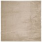 vidaXL Teppich HUARTE Kurzflor Weich und Waschbar Sandfarben 160x160cm
