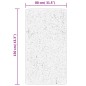 vidaXL Teppich HUARTE Kurzflor Weich und Waschbar Grau 80x150 cm vidaXL Teppich HUARTE Kurzflor Weich und Waschbar Grau 80x150 cm