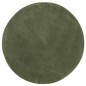 vidaXL Teppich HUARTE Kurzflor Weich und Waschbar Waldgrün Ø 80 cm vidaXL Teppich HUARTE Kurzflor Weich und Waschbar Waldgrün Ø 80 cm