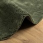 vidaXL Teppich HUARTE Kurzflor Weich und Waschbar Waldgrün Ø 80 cm vidaXL Teppich HUARTE Kurzflor Weich und Waschbar Waldgrün Ø 80 cm
