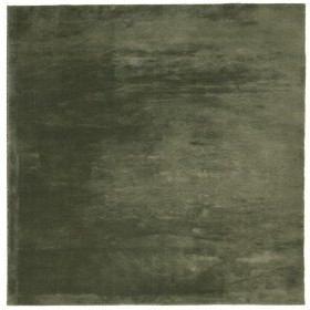 vidaXL Teppich HUARTE Kurzflor Weich und Waschbar Waldgrün 200x200 cm