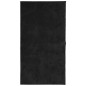 vidaXL Teppich HUARTE Kurzflor Weich und Waschbar Schwarz 60x110 cm vidaXL Teppich HUARTE Kurzflor Weich und Waschbar Schwarz 60x110 cm