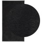vidaXL Teppich HUARTE Kurzflor Weich und Waschbar Schwarz 60x110 cm vidaXL Teppich HUARTE Kurzflor Weich und Waschbar Schwarz 60x110 cm