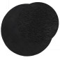 vidaXL Teppich HUARTE Kurzflor Weich und Waschbar Schwarz Ø 80 cm vidaXL Teppich HUARTE Kurzflor Weich und Waschbar Schwarz Ø 80 cm