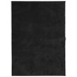 vidaXL Teppich HUARTE Kurzflor Weich und Waschbar Schwarz 140x200 cm vidaXL Teppich HUARTE Kurzflor Weich und Waschbar Schwarz 140x200 cm