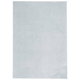 vidaXL Teppich HUARTE Kurzflor Weich und Waschbar Blau 140x200 cm