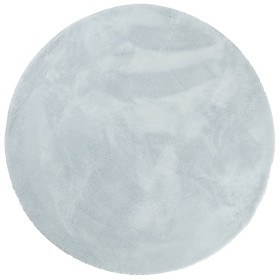 vidaXL Teppich HUARTE Kurzflor Weich und Waschbar Blau Ø 120 cm