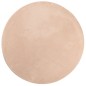 vidaXL Teppich HUARTE Kurzflor Weich und Waschbar Blassrosa Ø 120 cm vidaXL Teppich HUARTE Kurzflor Weich und Waschbar Blassrosa Ø 120 cm