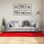 vidaXL Teppich HUARTE Kurzflor Weich und Waschbar Rot 100x200 cm vidaXL Teppich HUARTE Kurzflor Weich und Waschbar Rot 100x200 cm