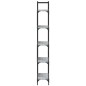vidaXL Bücherregal 5 Böden Grau Sonoma 60,5x24x166,5 cm Holzwerkstoff vidaXL Bücherregal 5 Böden Grau Sonoma 60,5x24x166,5 cm Holzwerkstoff