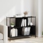 vidaXL Bücherregal Schwarz 102x28x77,5 cm Holzwerkstoff vidaXL Bücherregal Schwarz 102x28x77,5 cm Holzwerkstoff