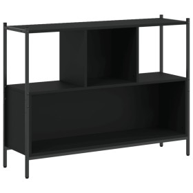 vidaXL Bücherregal Schwarz 102x28x77,5 cm Holzwerkstoff