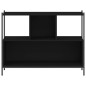 vidaXL Bücherregal Schwarz 102x28x77,5 cm Holzwerkstoff vidaXL Bücherregal Schwarz 102x28x77,5 cm Holzwerkstoff