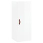 Highboard Hochglanz-Weiß 34,5x34x180 cm Holzwerkstoff Highboard Hochglanz-Weiß 34,5x34x180 cm Holzwerkstoff