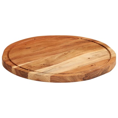 vidaXL Schneidebrett Ø40x2,5 cm Massivholz Akazie
