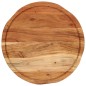 vidaXL Schneidebrett Ø40x2,5 cm Massivholz Akazie vidaXL Schneidebrett Ø40x2,5 cm Massivholz Akazie