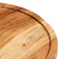 vidaXL Schneidebrett Ø40x2,5 cm Massivholz Akazie vidaXL Schneidebrett Ø40x2,5 cm Massivholz Akazie