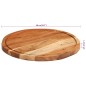 vidaXL Schneidebrett Ø40x2,5 cm Massivholz Akazie vidaXL Schneidebrett Ø40x2,5 cm Massivholz Akazie
