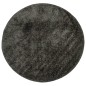vidaXL Teppich ISTAN Hochflor Glänzend Anthrazit Ø 120 cm vidaXL Teppich ISTAN Hochflor Glänzend Anthrazit Ø 120 cm