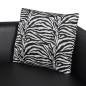 vidaXL 3-Sitzer-Sofa Kunstleder Schwarz vidaXL 3-Sitzer-Sofa Kunstleder Schwarz