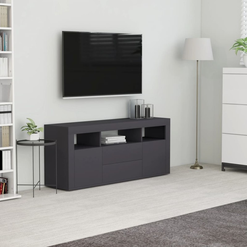 vidaXL TV-Schrank Grau 120x30x50 cm Holzwerkstoff vidaXL TV-Schrank Grau 120x30x50 cm Holzwerkstoff
