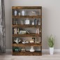 vidaXL Bücherregal/Raumteiler Räuchereiche 100x30x166 cm vidaXL Bücherregal/Raumteiler Räuchereiche 100x30x166 cm