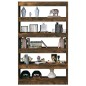 vidaXL Bücherregal/Raumteiler Räuchereiche 100x30x166 cm vidaXL Bücherregal/Raumteiler Räuchereiche 100x30x166 cm