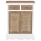 vidaXL Sideboard Weiß 60x30x80 cm Massivholz vidaXL Sideboard Weiß 60x30x80 cm Massivholz