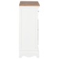 vidaXL Sideboard Weiß 60x30x80 cm Massivholz vidaXL Sideboard Weiß 60x30x80 cm Massivholz