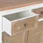 vidaXL Sideboard Weiß 60x30x80 cm Massivholz vidaXL Sideboard Weiß 60x30x80 cm Massivholz