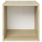 vidaXL 3-tlg. TV-Schrank-Set Weiß Sonoma-Eiche Holzwerkstoff vidaXL 3-tlg. TV-Schrank-Set Weiß Sonoma-Eiche Holzwerkstoff