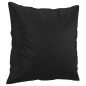vidaXL 2-Sitzer-Sofa mit Zierkissen Schwarz 140 cm Kunstleder vidaXL 2-Sitzer-Sofa mit Zierkissen Schwarz 140 cm Kunstleder
