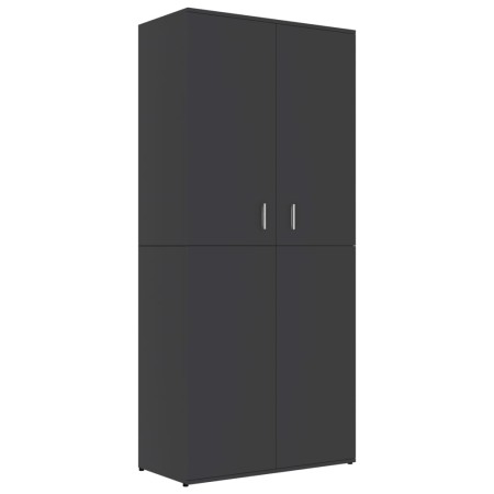 vidaXL Schuhschrank Grau 80×39×178 cm Holzwerkstoff