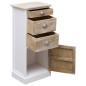 vidaXL Beistellschrank 38x28x86 cm Massivholz Paulownia vidaXL Beistellschrank 38x28x86 cm Massivholz Paulownia