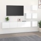 vidaXL TV-Wandschrank Weiß Holzwerkstoff vidaXL TV-Wandschrank Weiß Holzwerkstoff