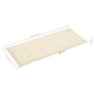 vidaXL Gartenstühle 2 Stk. mit Creme Kissen Massivholz Teak vidaXL Gartenstühle 2 Stk. mit Creme Kissen Massivholz Teak
