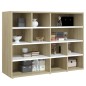 vidaXL Sideboard Weiß und Sonoma-Eiche 97x32x72 cm Holzwerkstoff vidaXL Sideboard Weiß und Sonoma-Eiche 97x32x72 cm Holzwerkstoff