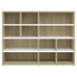 vidaXL Sideboard Weiß und Sonoma-Eiche 97x32x72 cm Holzwerkstoff vidaXL Sideboard Weiß und Sonoma-Eiche 97x32x72 cm Holzwerkstoff