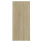 vidaXL Sideboard Weiß und Sonoma-Eiche 97x32x72 cm Holzwerkstoff vidaXL Sideboard Weiß und Sonoma-Eiche 97x32x72 cm Holzwerkstoff