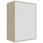vidaXL Schuhschrank Weiß und Sonoma-Eiche 60x35x84 cm Holzwerkstoff vidaXL Schuhschrank Weiß und Sonoma-Eiche 60x35x84 cm Holzwerkstoff