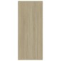vidaXL Schuhschrank Weiß und Sonoma-Eiche 60x35x84 cm Holzwerkstoff vidaXL Schuhschrank Weiß und Sonoma-Eiche 60x35x84 cm Holzwerkstoff