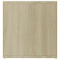 vidaXL TV-Schrank Weiß Sonoma-Eiche 142,5x35x36,5 cm Holzwerkstoff vidaXL TV-Schrank Weiß Sonoma-Eiche 142,5x35x36,5 cm Holzwerkstoff