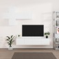 vidaXL 7-tlg. TV-Schrank-Set Weiß Holzwerkstoff vidaXL 7-tlg. TV-Schrank-Set Weiß Holzwerkstoff