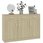 vidaXL Sideboard Sonoma-Eiche 110x30x75 cm Holzwerkstoff vidaXL Sideboard Sonoma-Eiche 110x30x75 cm Holzwerkstoff