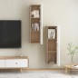 vidaXL TV-Schränke 2Stk. Weiß Sonoma-Eiche 30,5x30x110cm Holzwerkstoff vidaXL TV-Schränke 2Stk. Weiß Sonoma-Eiche 30,5x30x110cm Holzwerkstoff