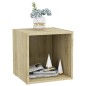 vidaXL TV-Schrank Sonoma-Eiche 37x35x37 cm Holzwerkstoff vidaXL TV-Schrank Sonoma-Eiche 37x35x37 cm Holzwerkstoff
