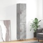 vidaXL Highboard Betongrau 34,5x34x180 cm Holzwerkstoff vidaXL Highboard Betongrau 34,5x34x180 cm Holzwerkstoff